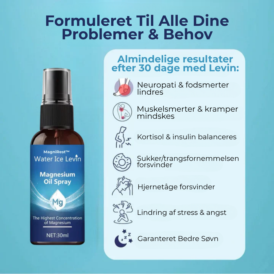MagniRest™ | En spray til dybere søvn og mindre stress