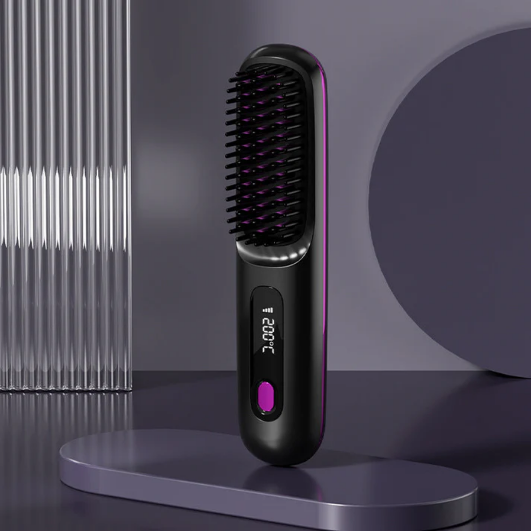 VelvetWave™ Brush | Uforstyrret Glamour – Din genvej til salonperfekt hår hver dag!