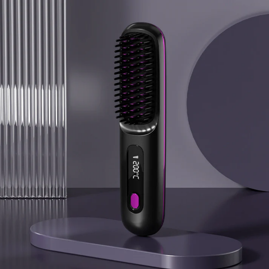 VelvetWave™ Brush | Uforstyrret Glamour – Din genvej til salonperfekt hår hver dag!
