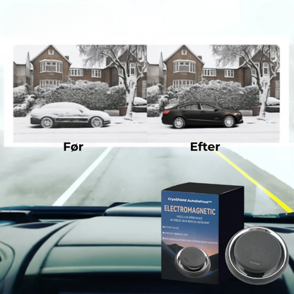 CryoShield AutoDefrost™ | Det smelter direkte – holder glasset klart hele vinteren.