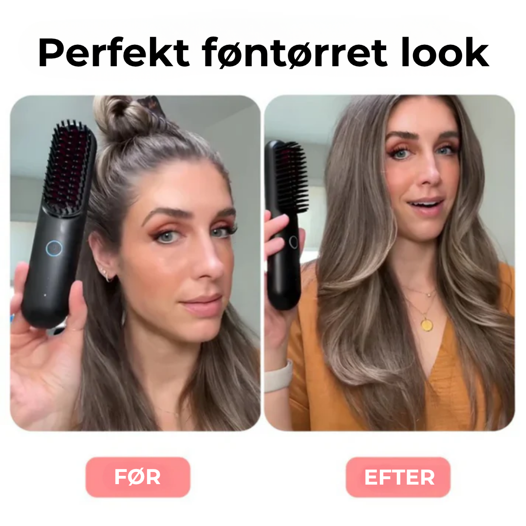 VelvetWave™ Brush | Uforstyrret Glamour – Din genvej til salonperfekt hår hver dag!