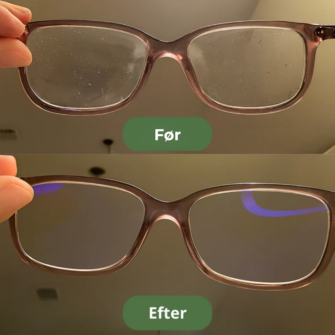 CrystalWave™ Cleaner | Få Krystalklare Briller på Sekunder – Helt Uden Anstrengelse