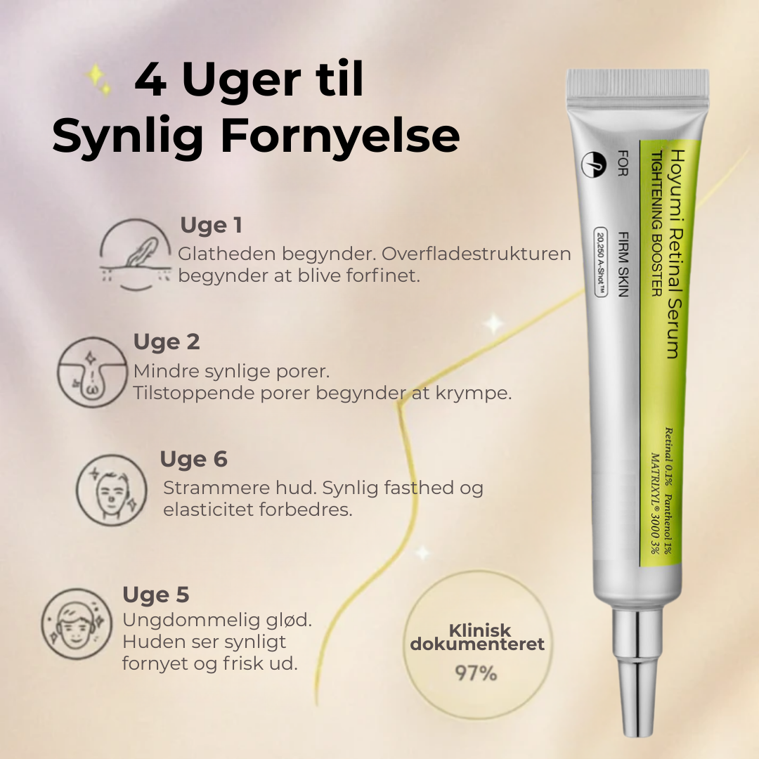 Hoyumi Retinal Serum | Genskab Hudens Naturlige Glød – Føl Dig Selvsikker Hver Dag!
