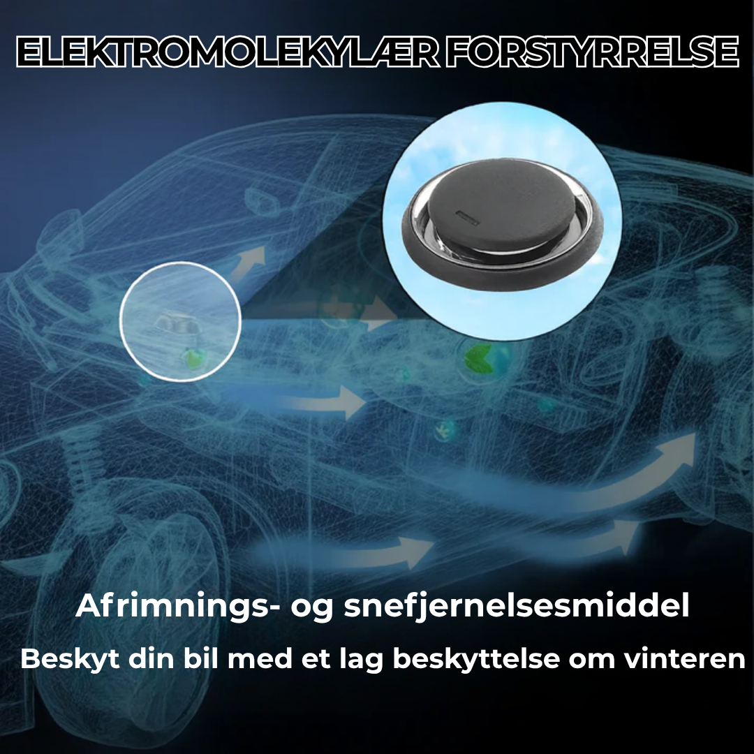 CryoShield AutoDefrost™ | Det smelter direkte – holder glasset klart hele vinteren.