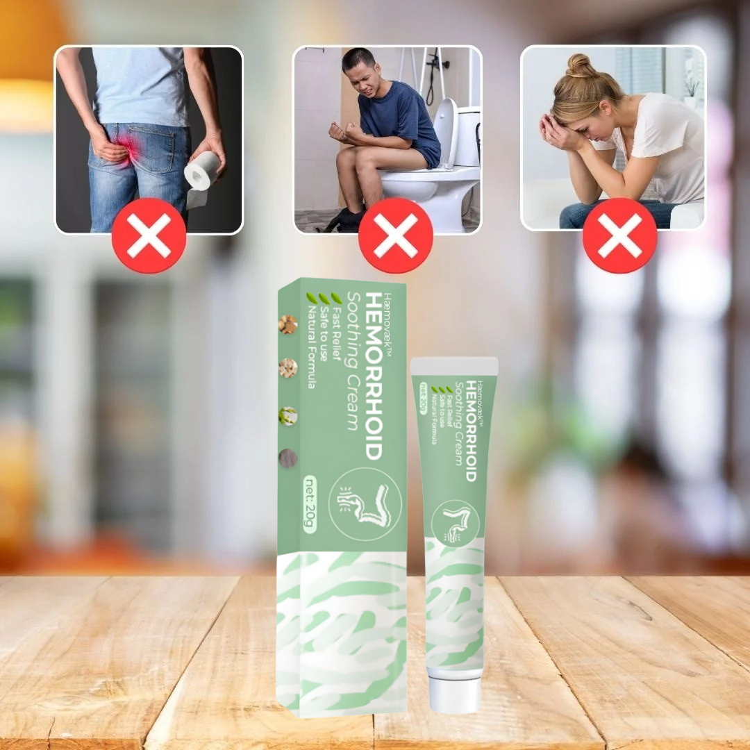 Hæmovæk™ | Eliminér hæmoridesmerter og hævelse med 98 % — på bare 2 dage!