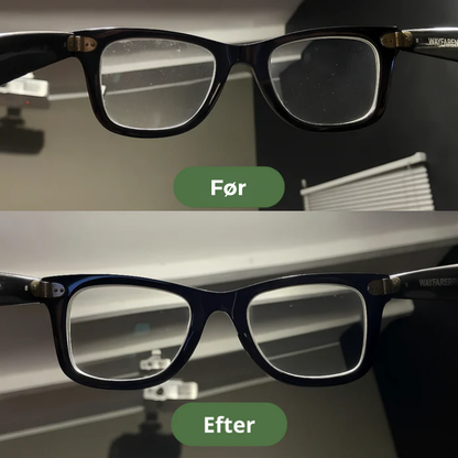 CrystalWave™ Cleaner | Få Krystalklare Briller på Sekunder – Helt Uden Anstrengelse