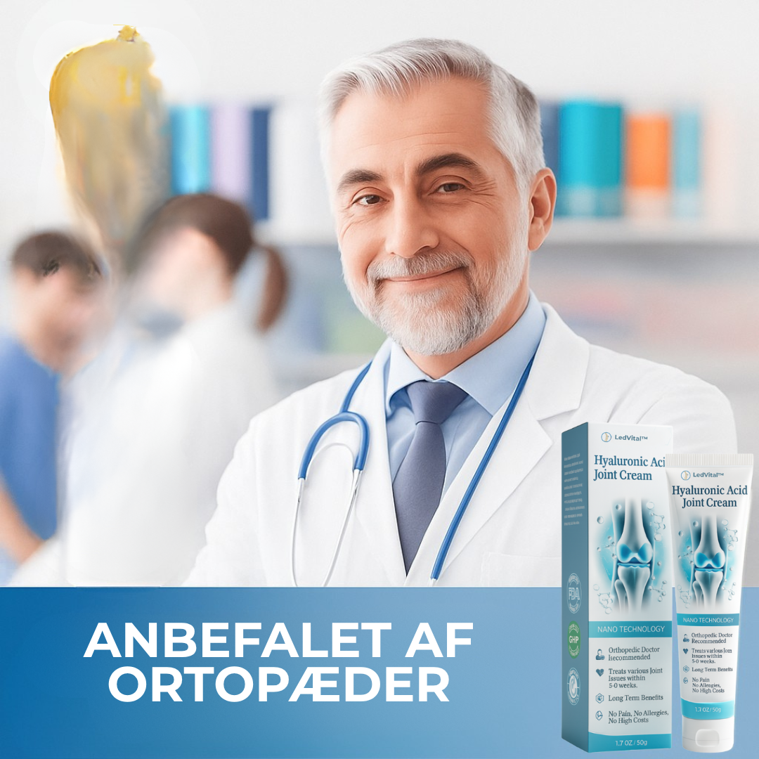 LedVital™ Smertelindrende Ledcreme | Stopper 87% af Knæ- og Ledvärk inden for 24 Timer