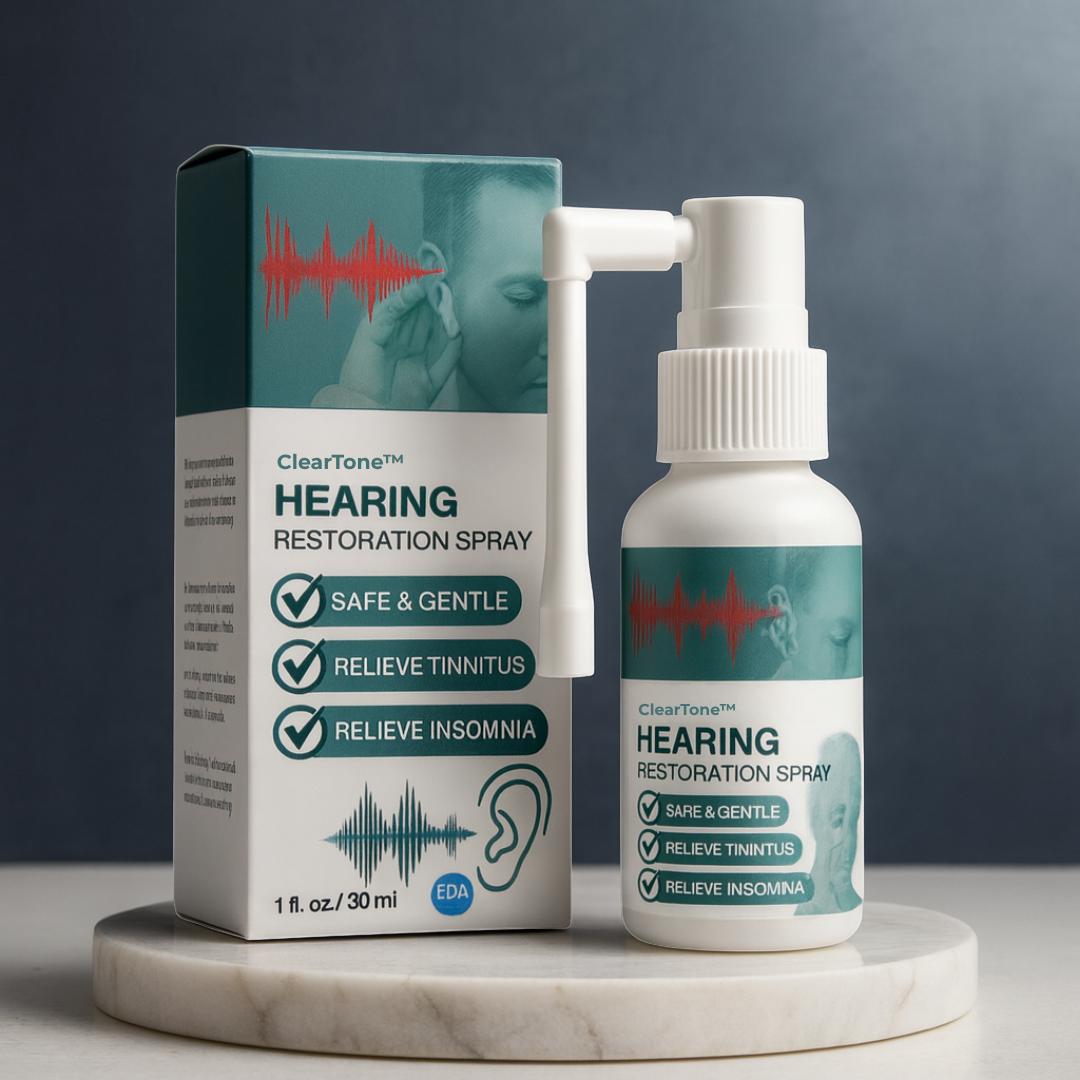 ClearTone™ Ørespray | Hør op til 99% bedre, på kun 72 timer