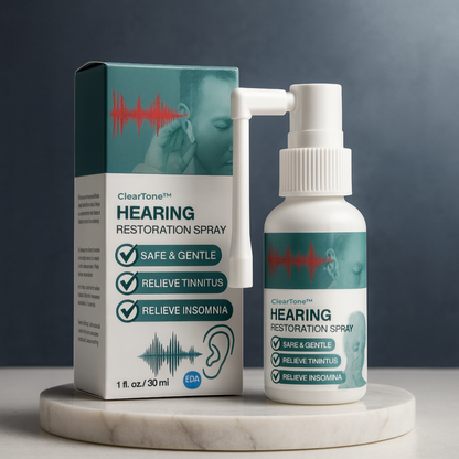ClearTone™ Ørespray | Hør op til 99% bedre, på kun 72 timer