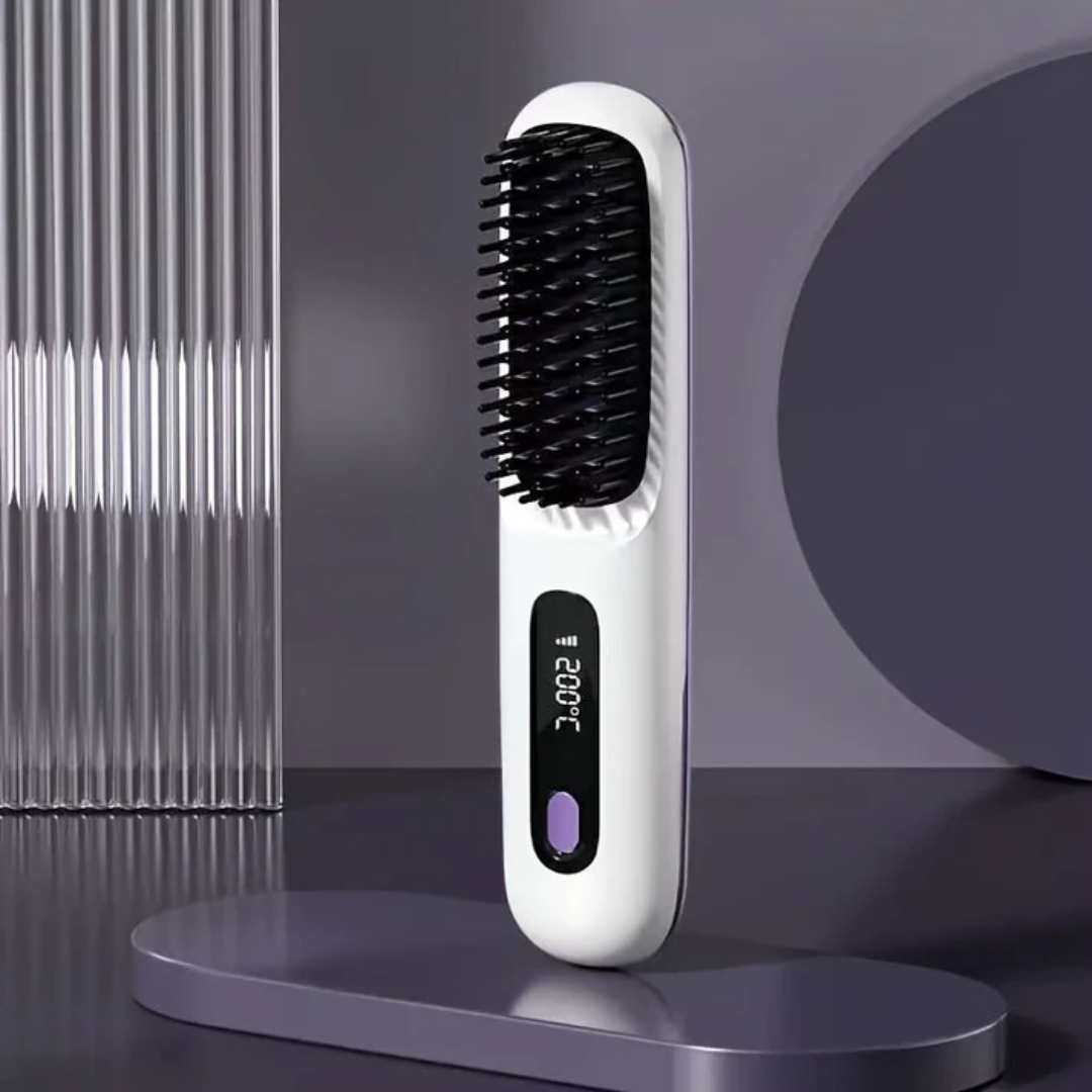 VelvetWave™ Brush | Uforstyrret Glamour – Din genvej til salonperfekt hår hver dag!