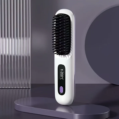 VelvetWave™ Brush | Uforstyrret Glamour – Din genvej til salonperfekt hår hver dag!