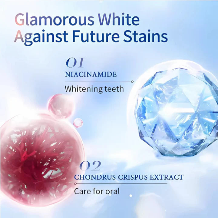 WhiteningToothpaste, Niacinamide Whitening og pletfjernende tandpasta
