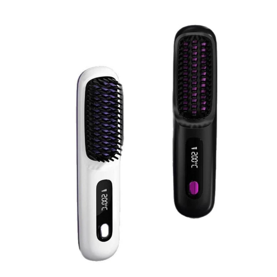 VelvetWave™ Brush | Uforstyrret Glamour – Din genvej til salonperfekt hår hver dag!