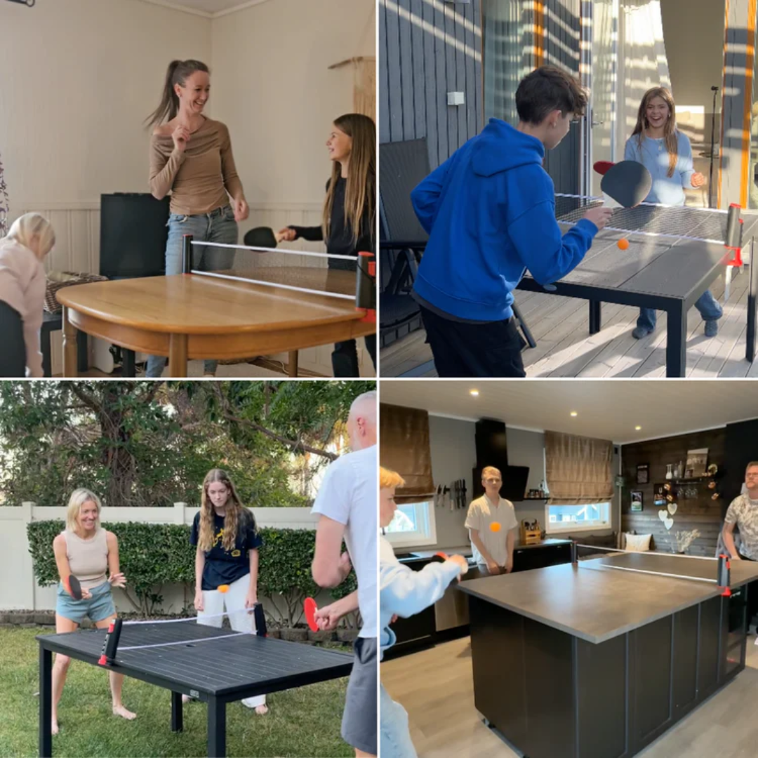 GoPong™ | Få Bordtennishallen Med Hjem – Spil Overalt!