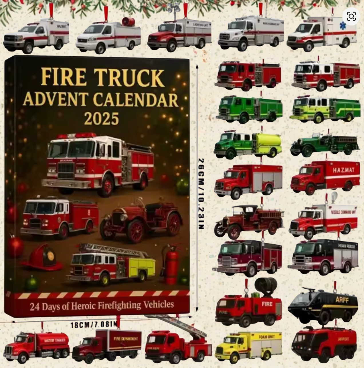 🚒 Fire Trucks Julekalender 2025